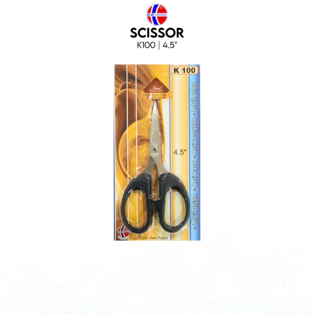 

Gunting Ideal Dr Kecil 4.5" K100
