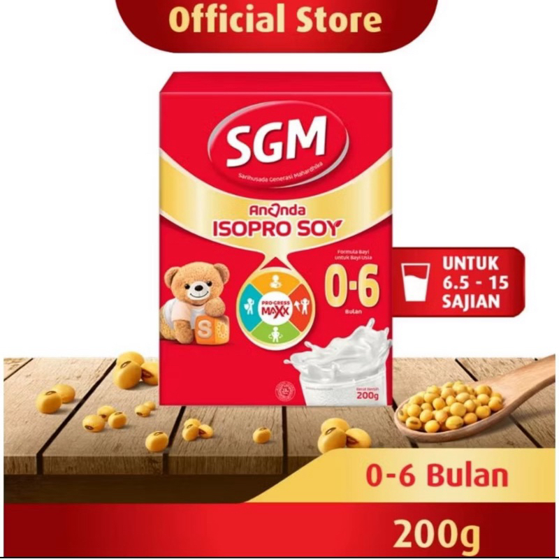 SGM ISOPROSOY 0-6BULAN 200GR