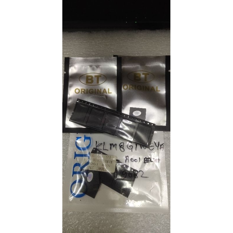 IC EMMC KLM8G1 / KLM8G1WE4A / KLM8G1WE4A-A001 - IC EMMC SAMSUNG I-9082 / KLM8G1WE4A - A001 ORI SECON