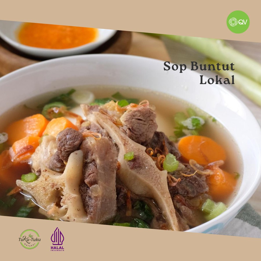 Paket Sop Buntut Rempah Premium Frozen (Import Aus/NZ) - Lokal