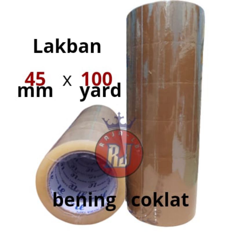 

Lakban Bening/Coklat 45x100yard (6pcs)