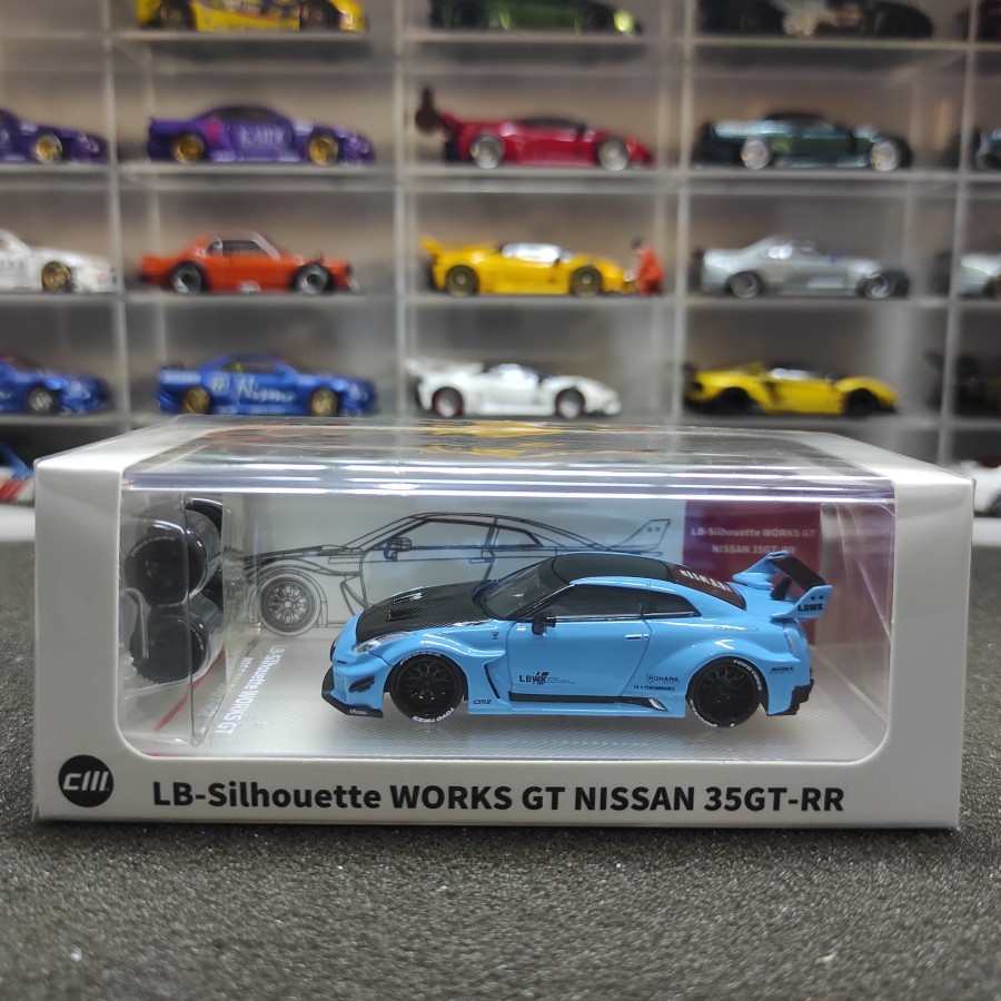 CM Model Nissan LBWK GT35RR Blue