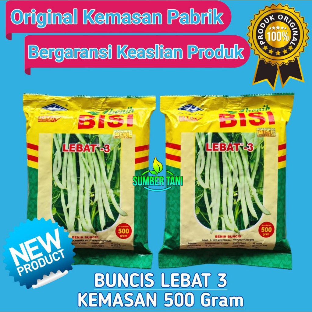 

BUNCIS LEBAT 3 | 500 GRAM ( EXP : 2026 ) Kemasan Terbaru CAP KAPAL TERBANG