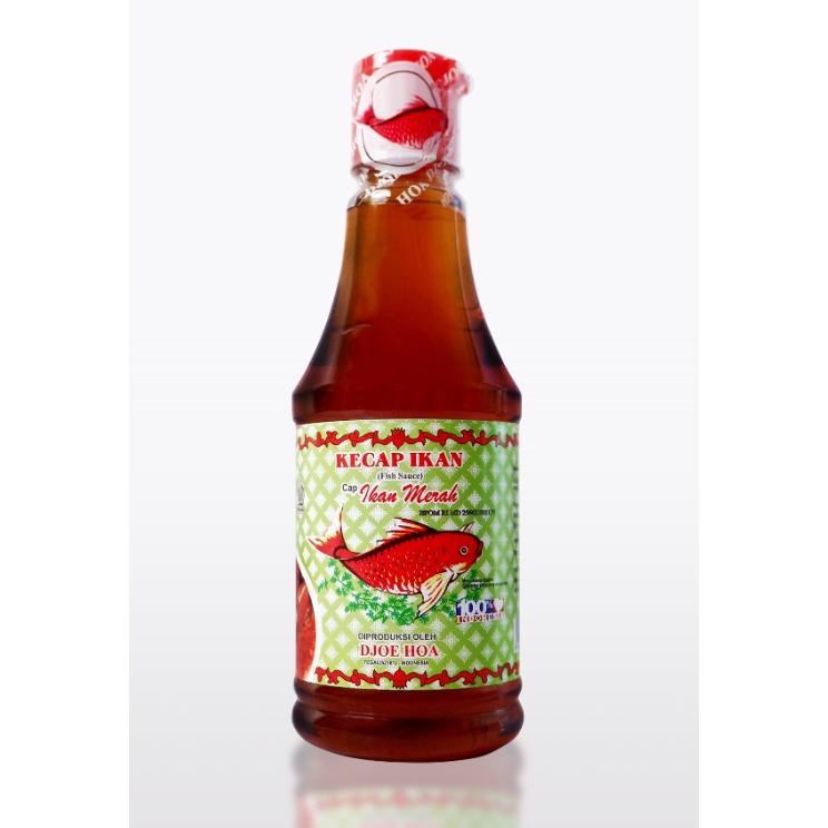 

Djoe Hoa Kecap Sari Ikan cap Ikan Merah 225ml