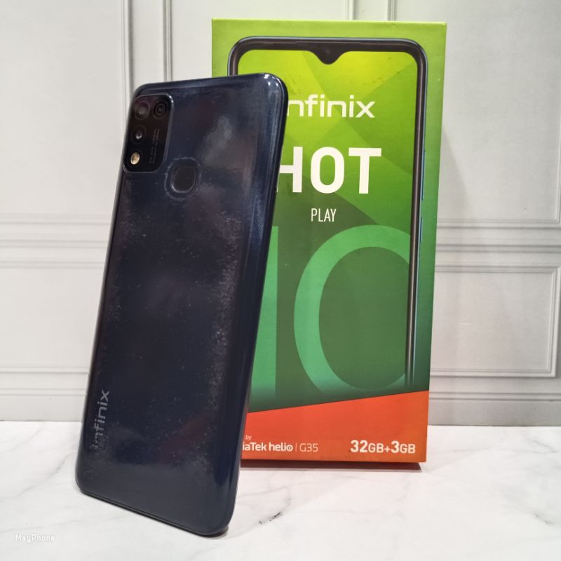 Infinix Hot 10 Play 3/32 GB Second Bekas - Langsung Cek Deakripsi