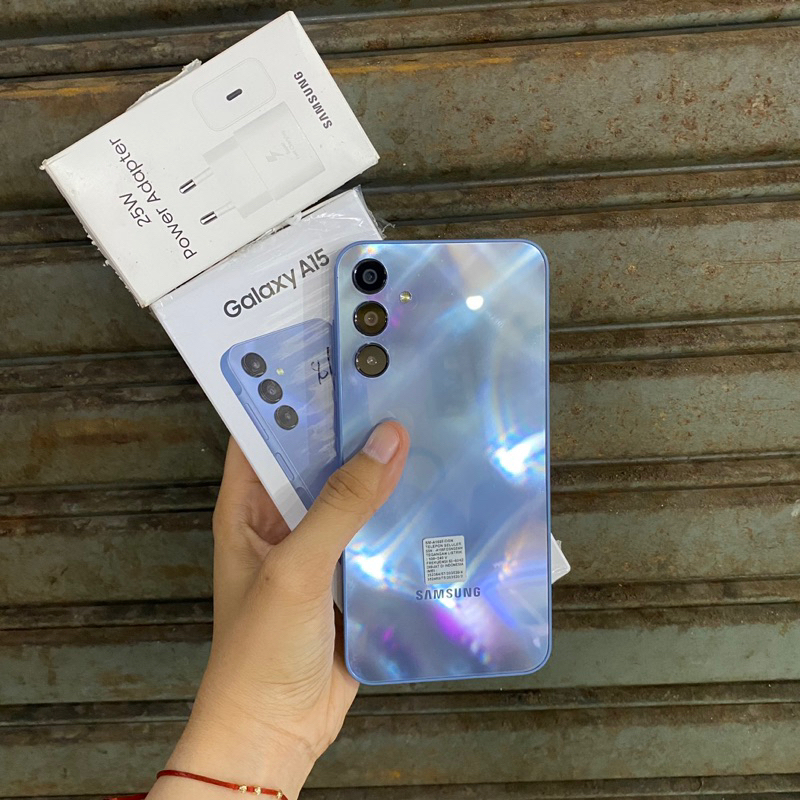 Samsung A15 8/256gb second bekas pakai normal fullset original