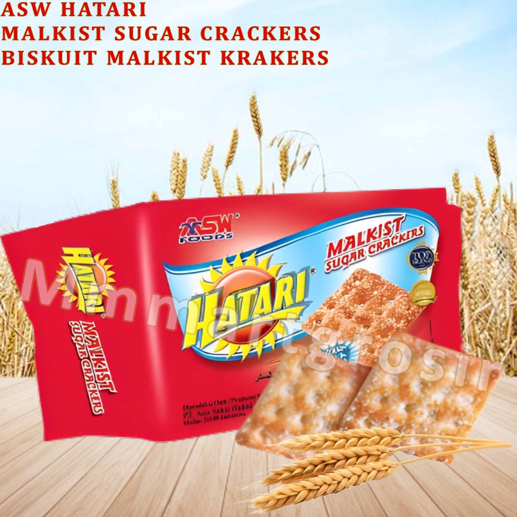 

Biscuit Hatari Malkist / Biskuit Malkist Krakers / Malkist Sugar Crackers / 110gr