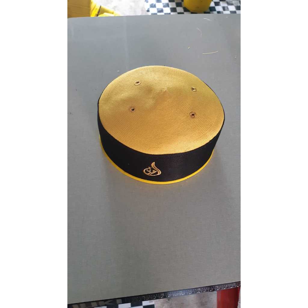 Peci kopiah Malaysia Asli Original Logo Aliman Kombinasi - Malaysia Import Grosir