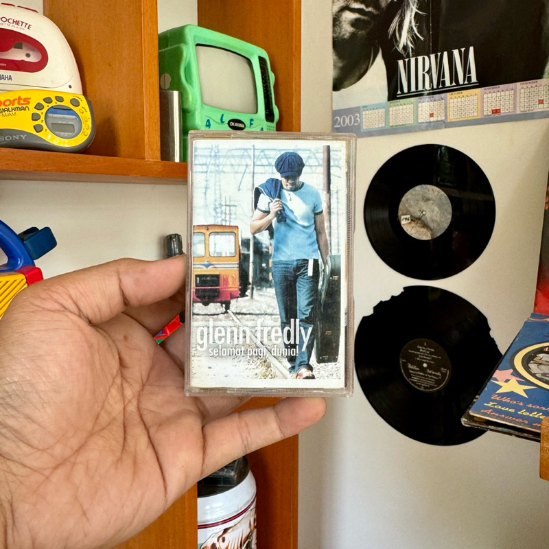 Kaset Pita / Tape / Walkman Gleen Fredly Selamat Pagi, Dunia Original 100% Berfungsi / Tested Indone