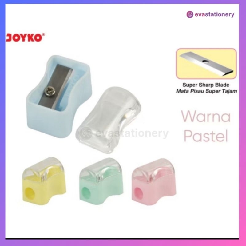 

Serutan Joyko SP-362 PTL Pastel | Sharpener | Rautan
