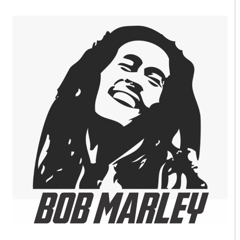 stiker kaca mobil truk pickup bob Marley custom stiker murah sticker