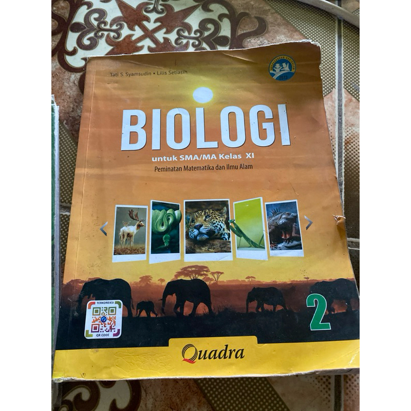 Buku Biologi SMA kelas 11 Quadra