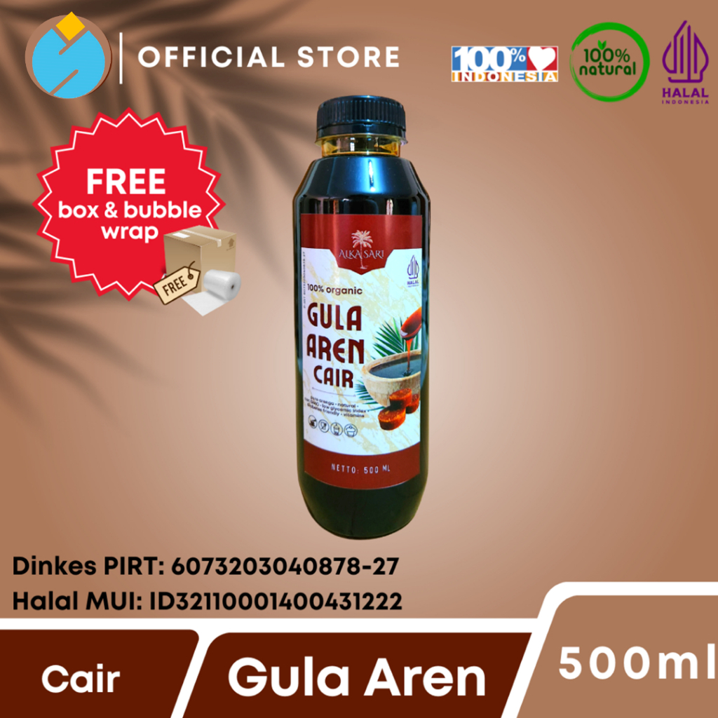 

Gula Aren Cair Premium Alka Sari 500 ml