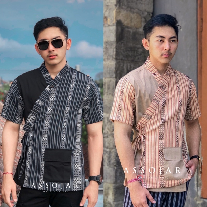 Assojar - Outer Boirin Pria / Blazer Tenun Pria