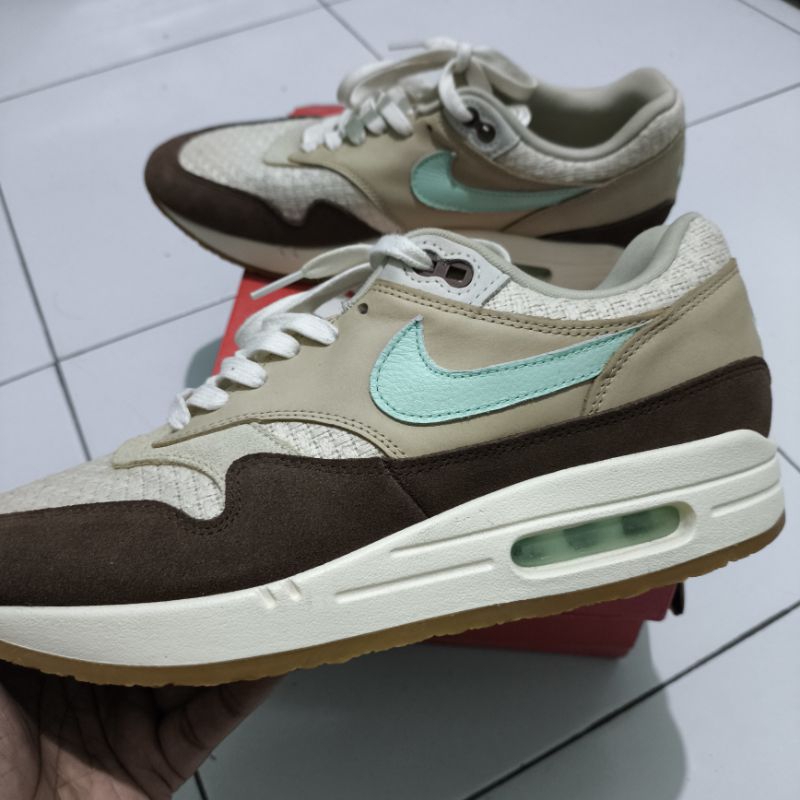 Nike Air Max 1 PRM Crepe Hemp original Size 44,5 EUR Second Mulus