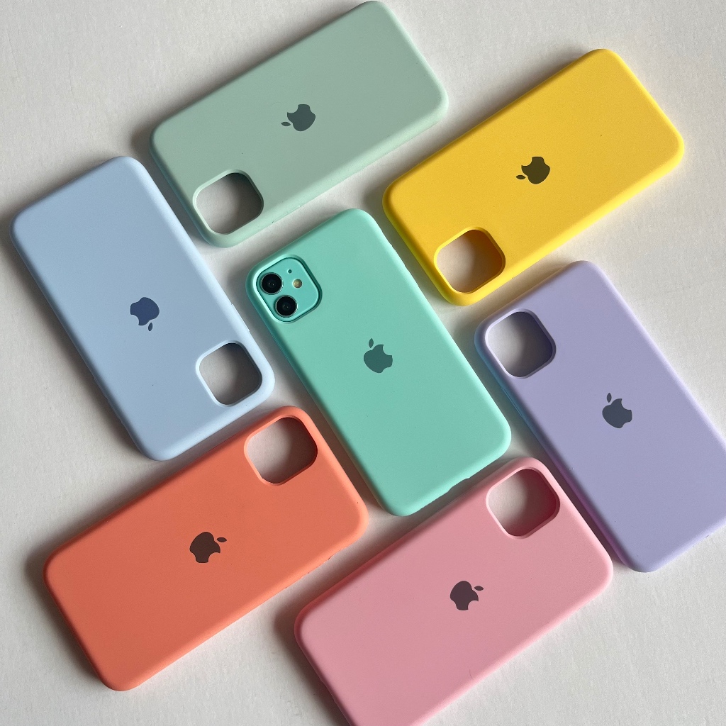 Premium Silicone Case iPhone 11 / 11 Pro Max / Xr / Xs Max / X / 7plus / Anti Noda / Anti Jamur