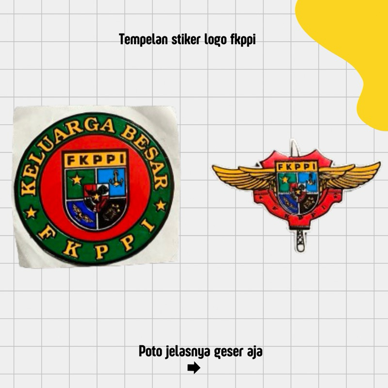 

Stiker keluarga besar fkppi dan logo wing fkppi satu set
