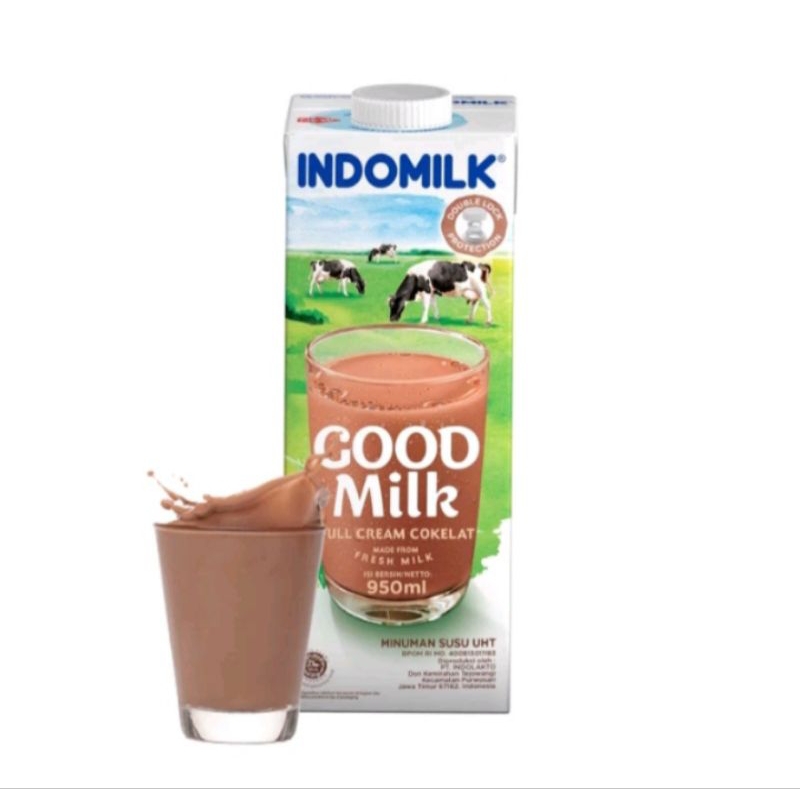 

INDOMILK SUSU UHT FULL CREAM/ COKELAT 950ML