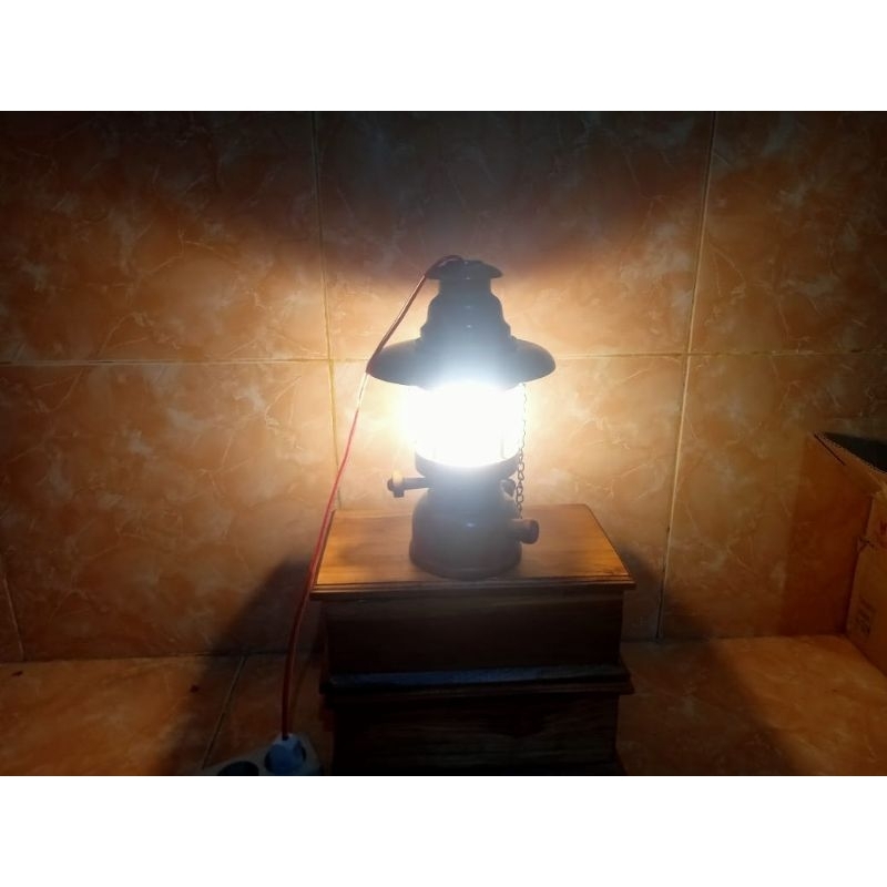 LAMPU tidur PETROMAK asli dari kayu jati
