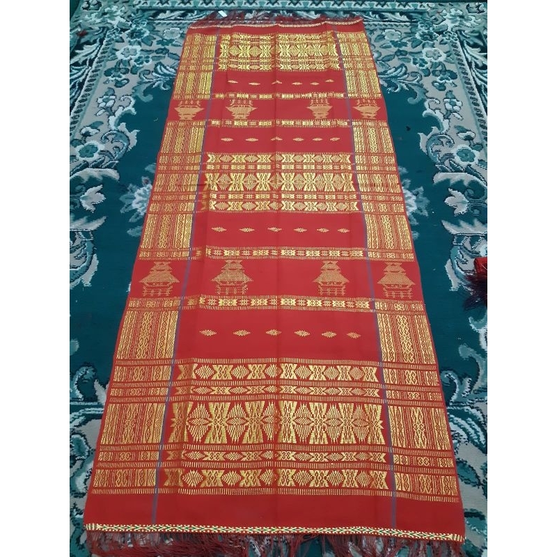 Uis Nipes Merah Rumah Adat motif terbaru