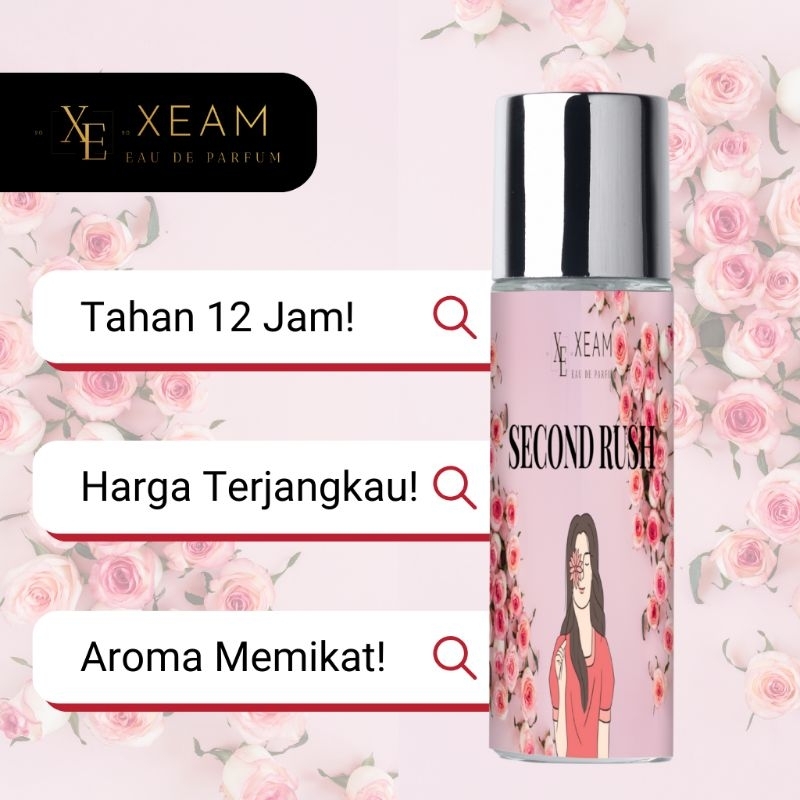 PARFUME TAHAN HINGGA 12JAM SECOND RUSH 35ML & 50ML
