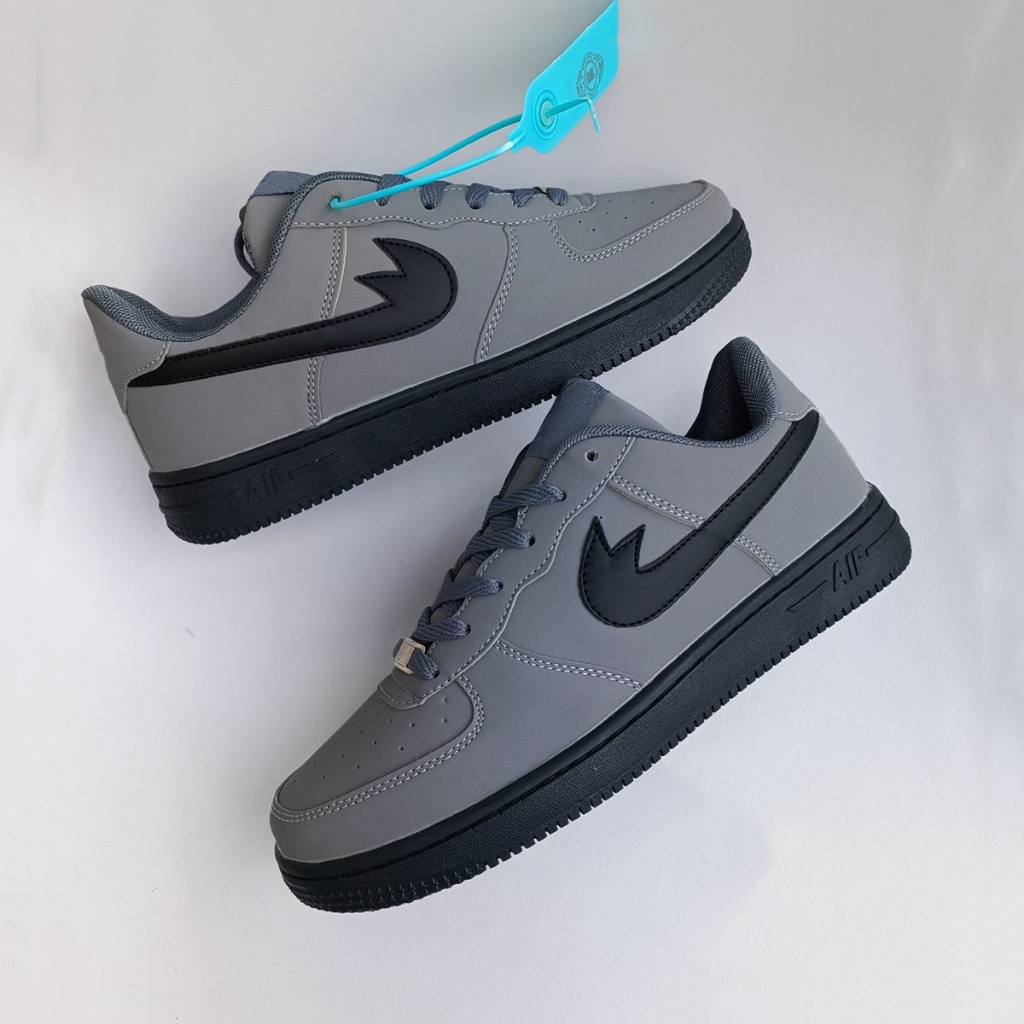 Sepatu Olahraga Sepatu Lari Running Shoes Premium Import KDM LF 1531 Grey