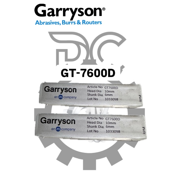 Garryson Carbide Burr GT7600 / Mata Cuner  GT7600 / Rotary Tuner Carbide Burrs Garryson GT 7600D