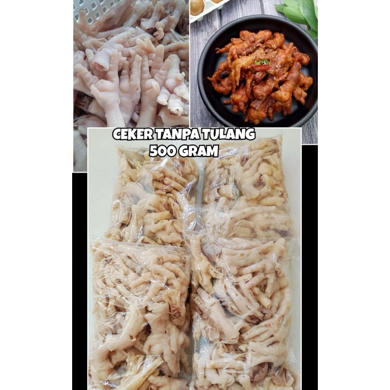 

CEKER TANPA TULANG 500 gram khusus INSTAN