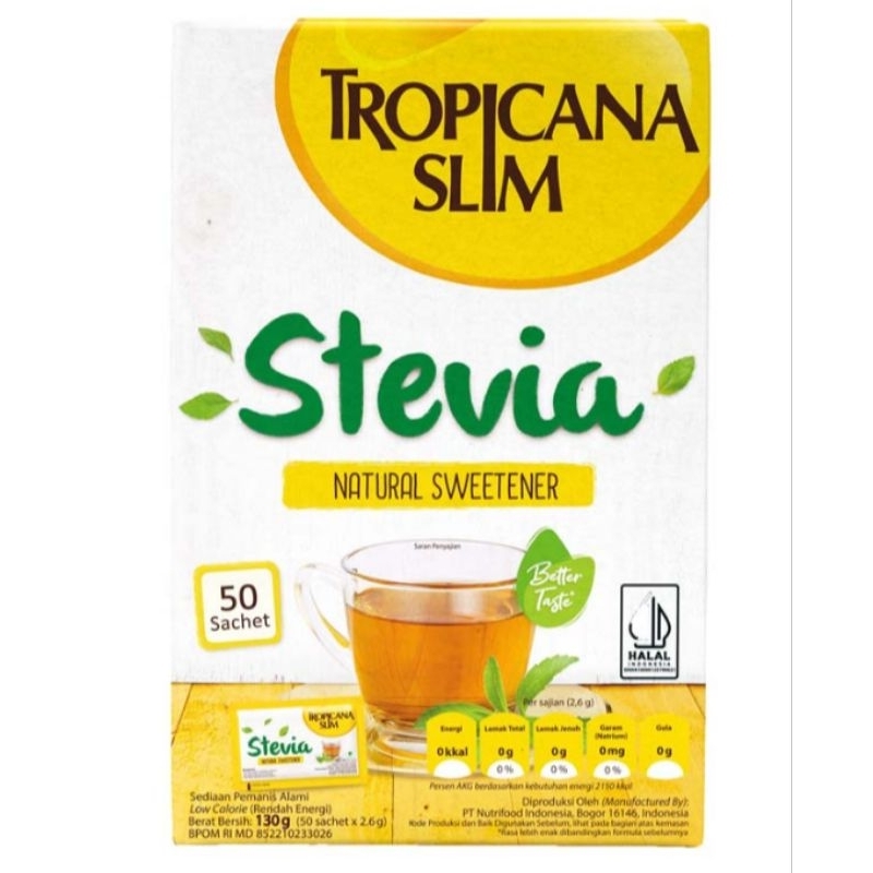 

tropicana slim sweetener stevia