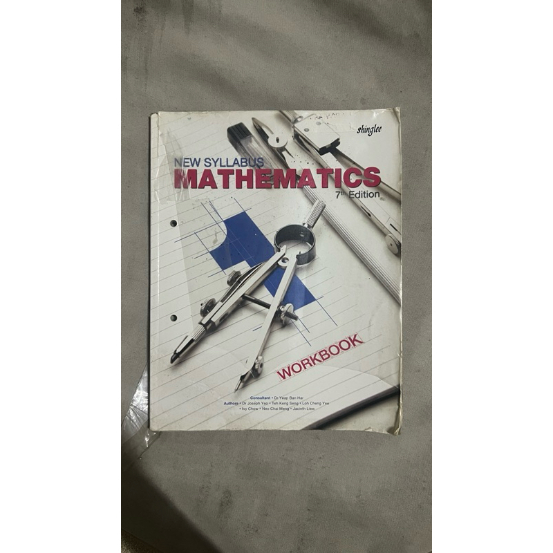 

Mathematics 7th Edition Workbook & Textbook