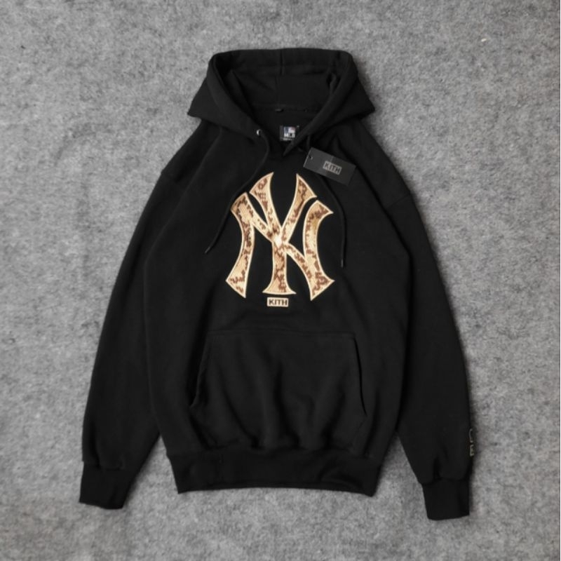 Hoodie Kith x MLB Classic Vintage Style Fulltag Label