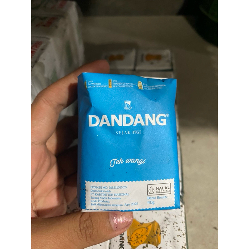 

TEH DANDANG tubruk BIRU 1press isi 10pcs