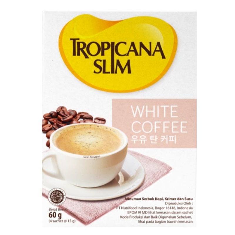 

tropicana slim white coffee