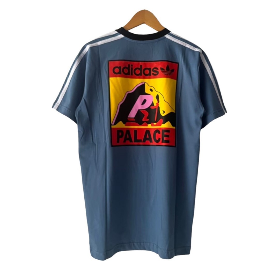 Kaos Adidas X Palace Blue Sky
