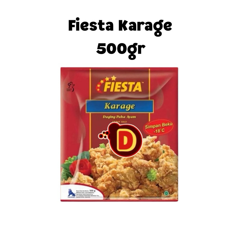 

Nugget Fiesta Karage 400gr & 500gr | naget | nuget | ayam goreng | krispi