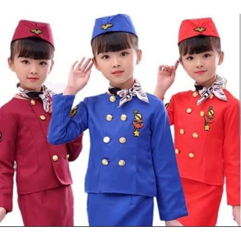 BAJU PRAMUGARI ANAK PEREMPUAN