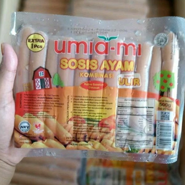 

sosis ayam umiami isi 20 500gr/umiami sosis ayam