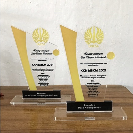 Plakat KKN Akrilik Custom Plakat Akrilik Custom Sehari Jadi