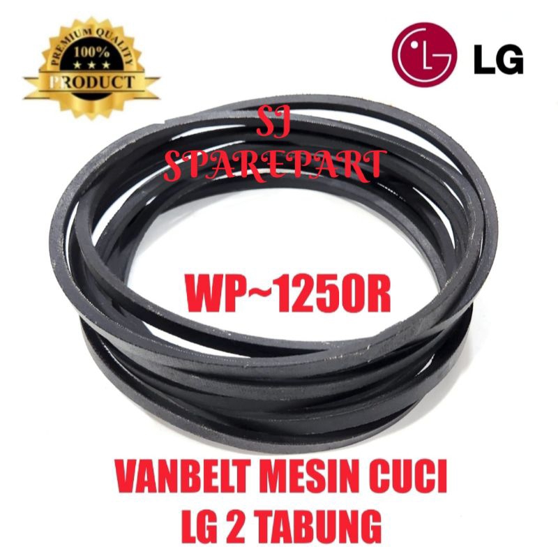 FANBELT V-BELT PANBELT MESIN CUCI LG 2 TABUNG WP 1250R