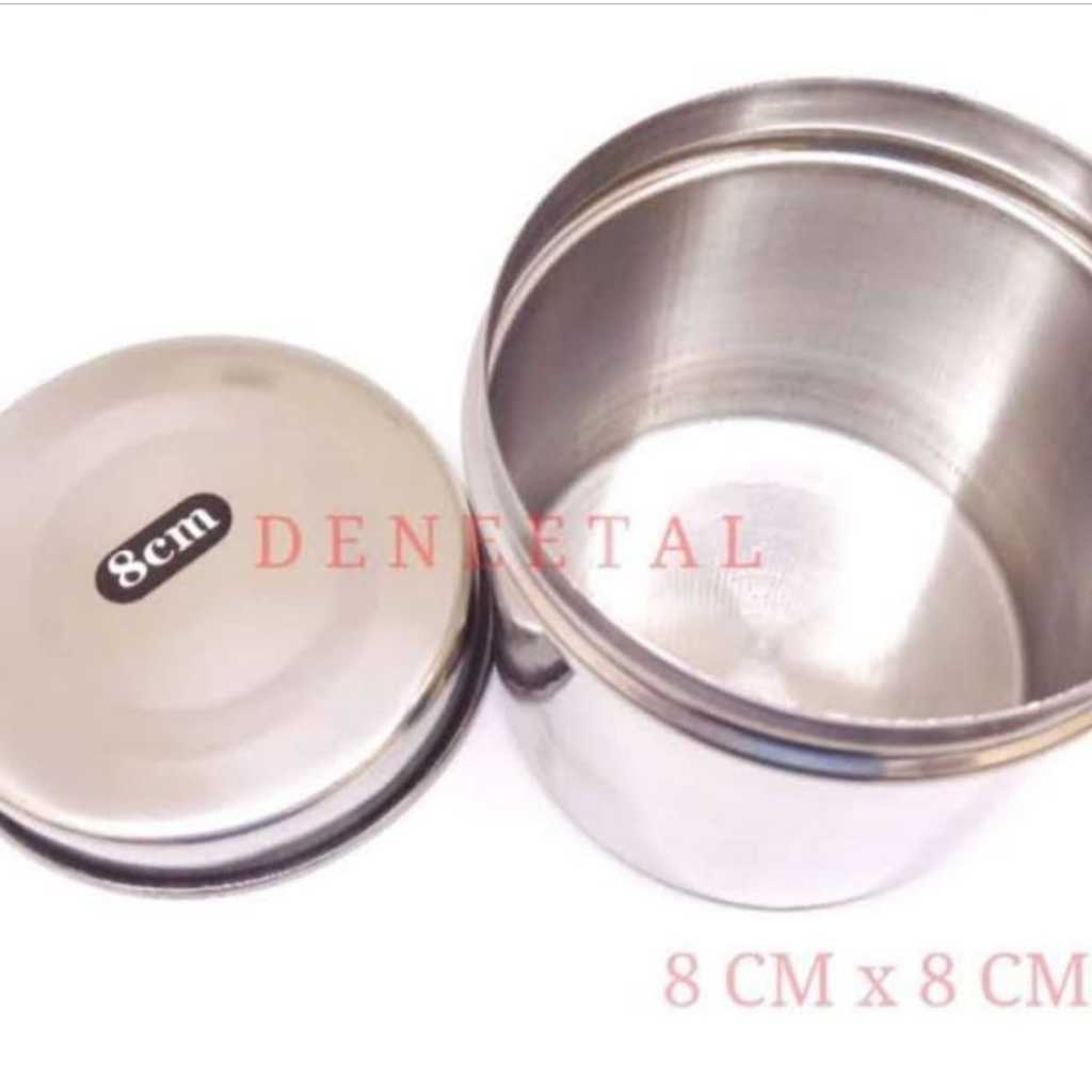 Dressing Jar Stainless / Wadah Kapas