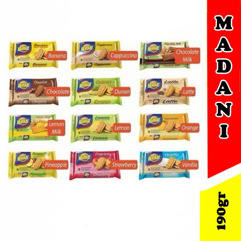 HatariBiskuitCreamAnekaRasa190Gram