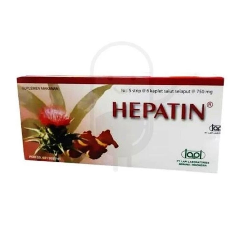 Hepatin Box isi 30 kaplet