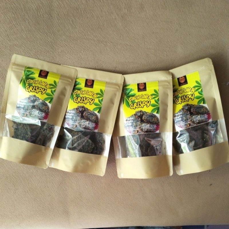 

Cemilan daun singkong Crispy ole-ole khas Kalimantan Utara