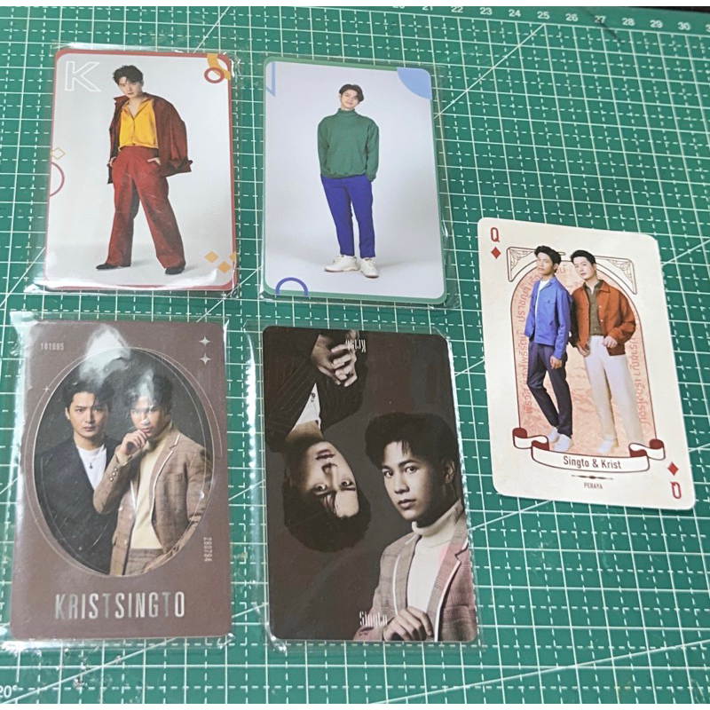 SUPER COLOR PC GMMTV BRIGHT KRIST-OFFICIAL SINGKIT SIGNATURE SERIES PHOTO CARD-PLAYING CARD SINGKIT