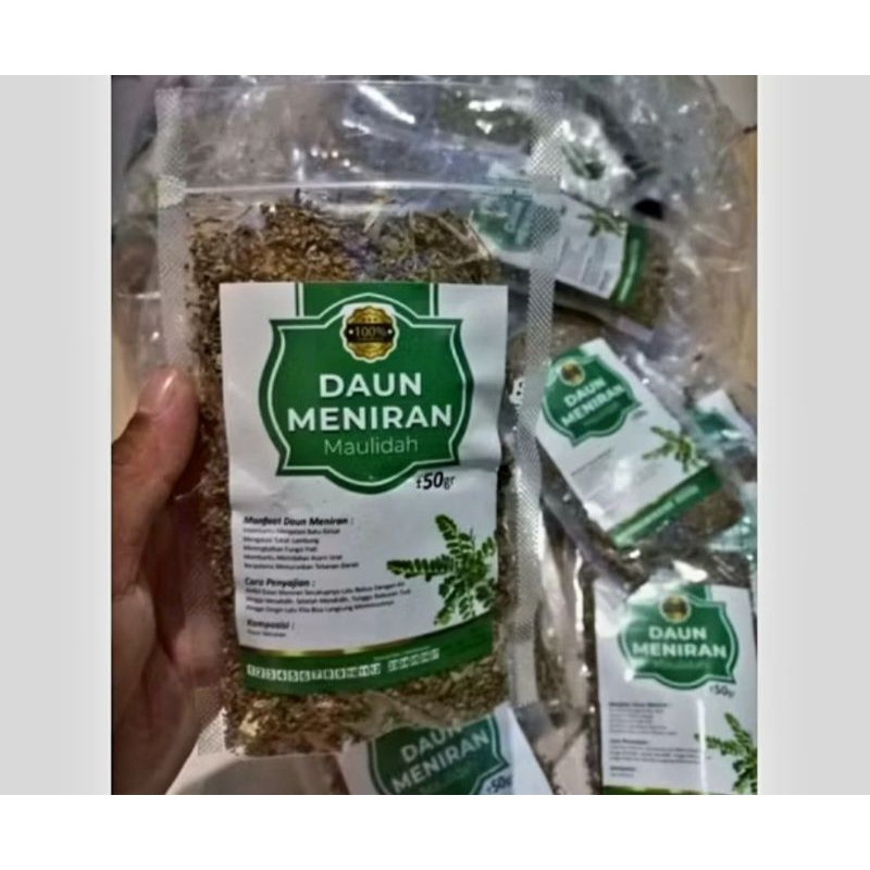 

TEH SEDUH DAUN MENIRAN KERING MAULIDAH 40gr