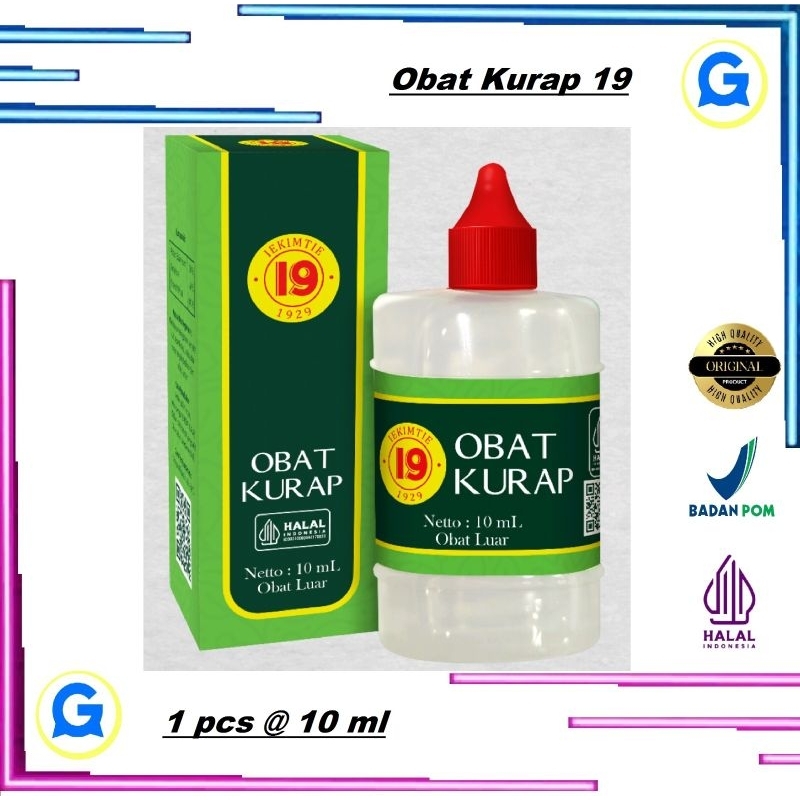 Obat Kurap Cap 19 - 10 ml