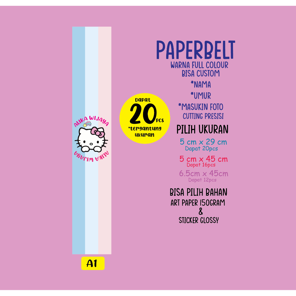 

Paperbelt CUSTOM Nasi Kotak Box Acara Ulang Tahun Anak Ultah premium paperbelt