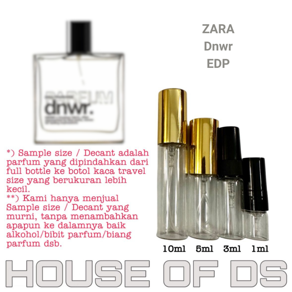 Decant Zara Dnwr EDP 2ml/3ml/5ml/10ml
