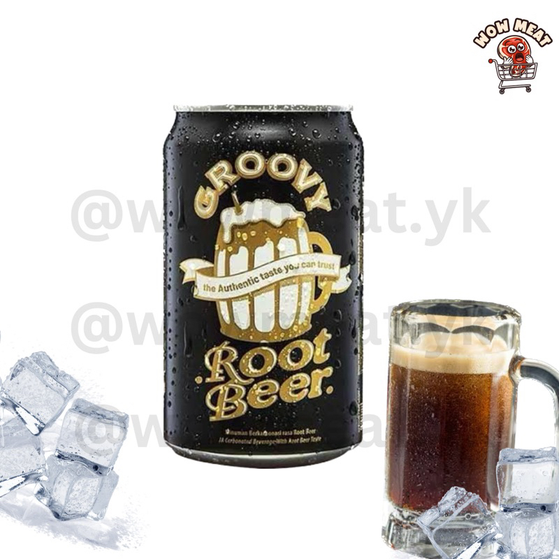 

Groovy Root Beer Soda Drink 330 ml Kaleng