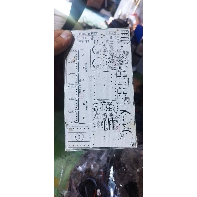 Pcb pdc 6 fet totem dua lembar